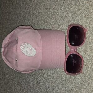 Pink Cal Bears Hat and Unionbay Sunglasses